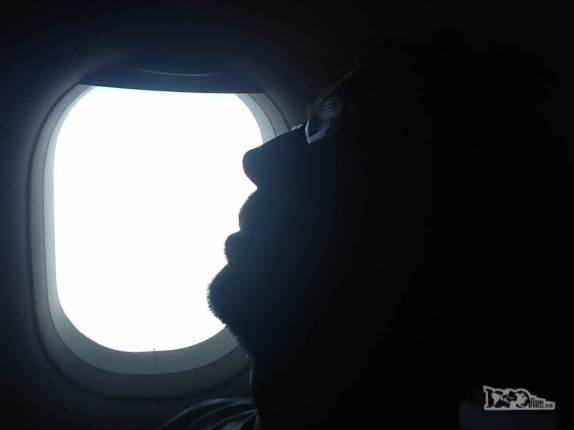 Sobrevoando o centro-oeste do Brasil, no voo entre Brasília e Fortaleza, no Ceará